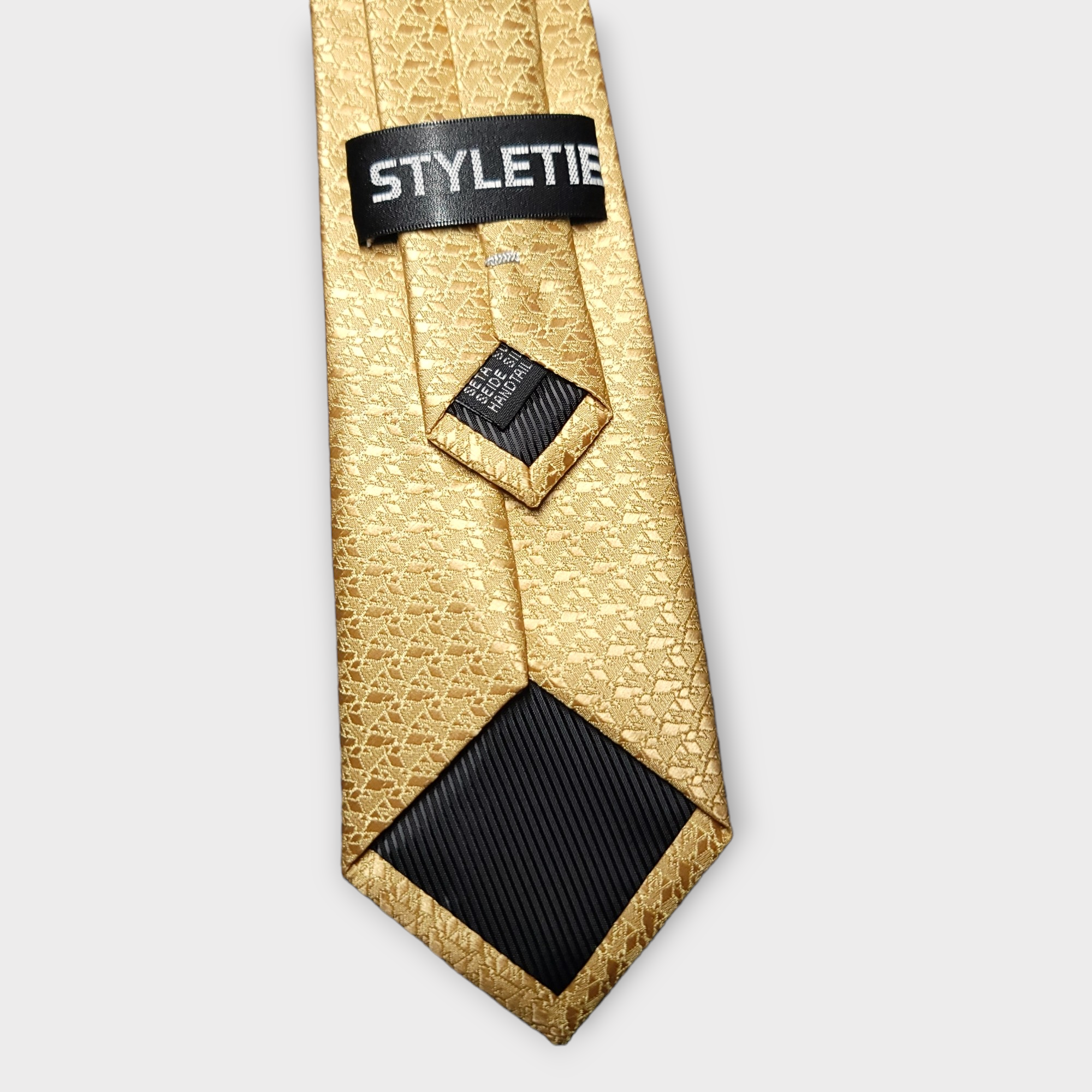 Gold Boys Pre-tied Adjustable Neck Strap Tie