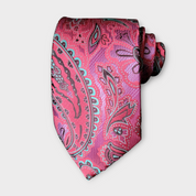 Wine Red Green Silk Tie Pocket Square Cufflink Set