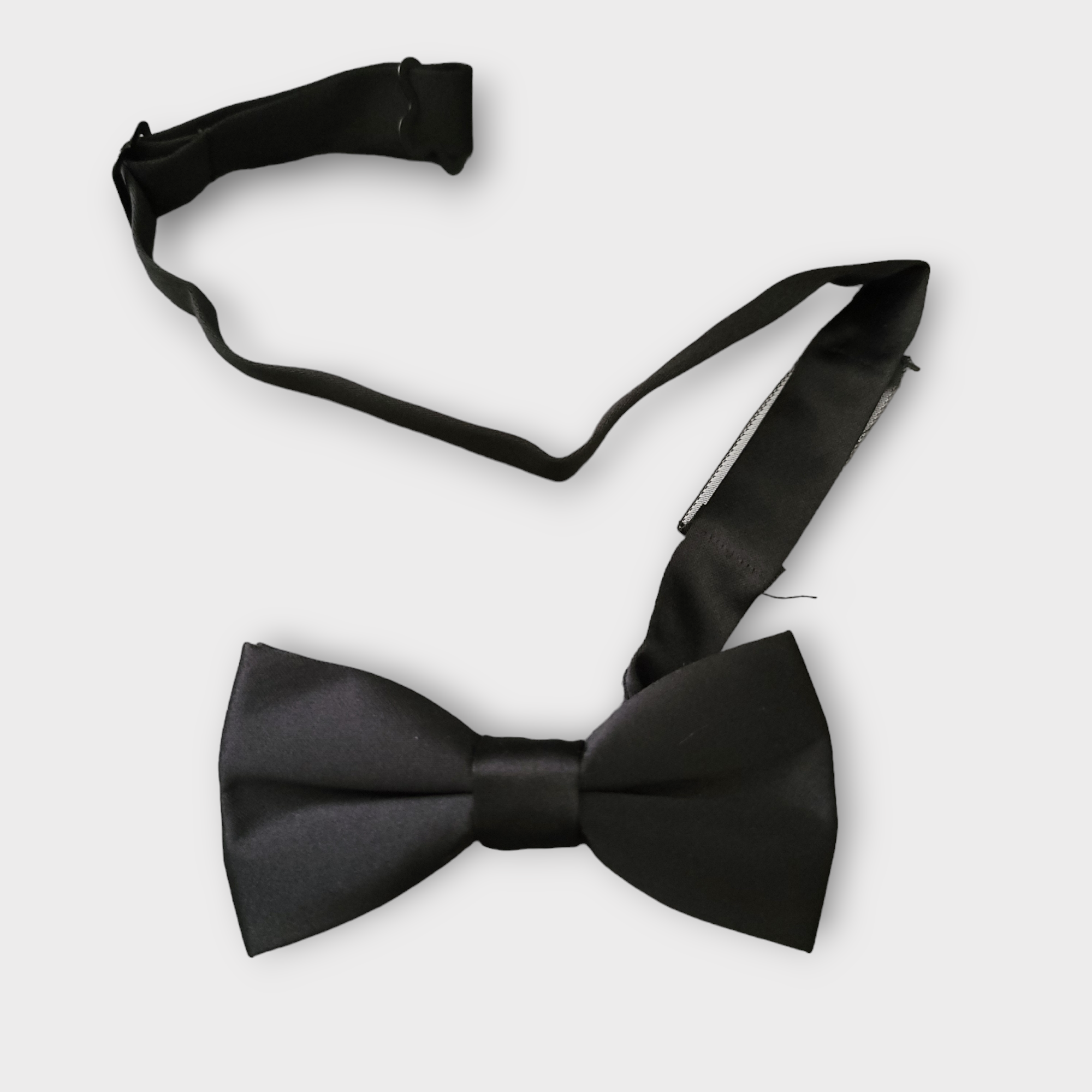 Black Boys Pre-tied Adjustable Neck Strap Bowtie