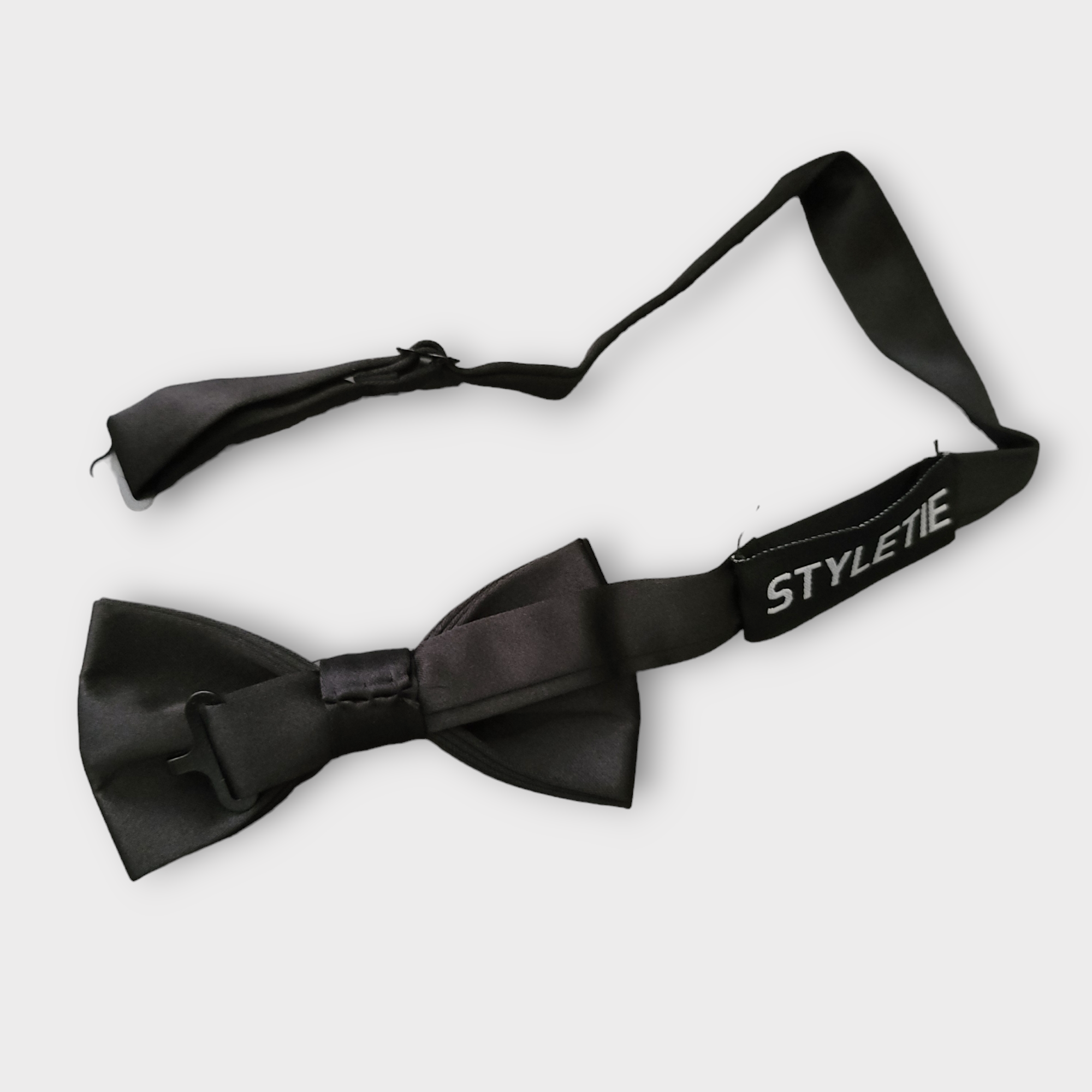 Black Boys Pre-tied Adjustable Neck Strap Bowtie