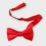Red Boys Pre-tied Adjustable Neck Strap Bowtie