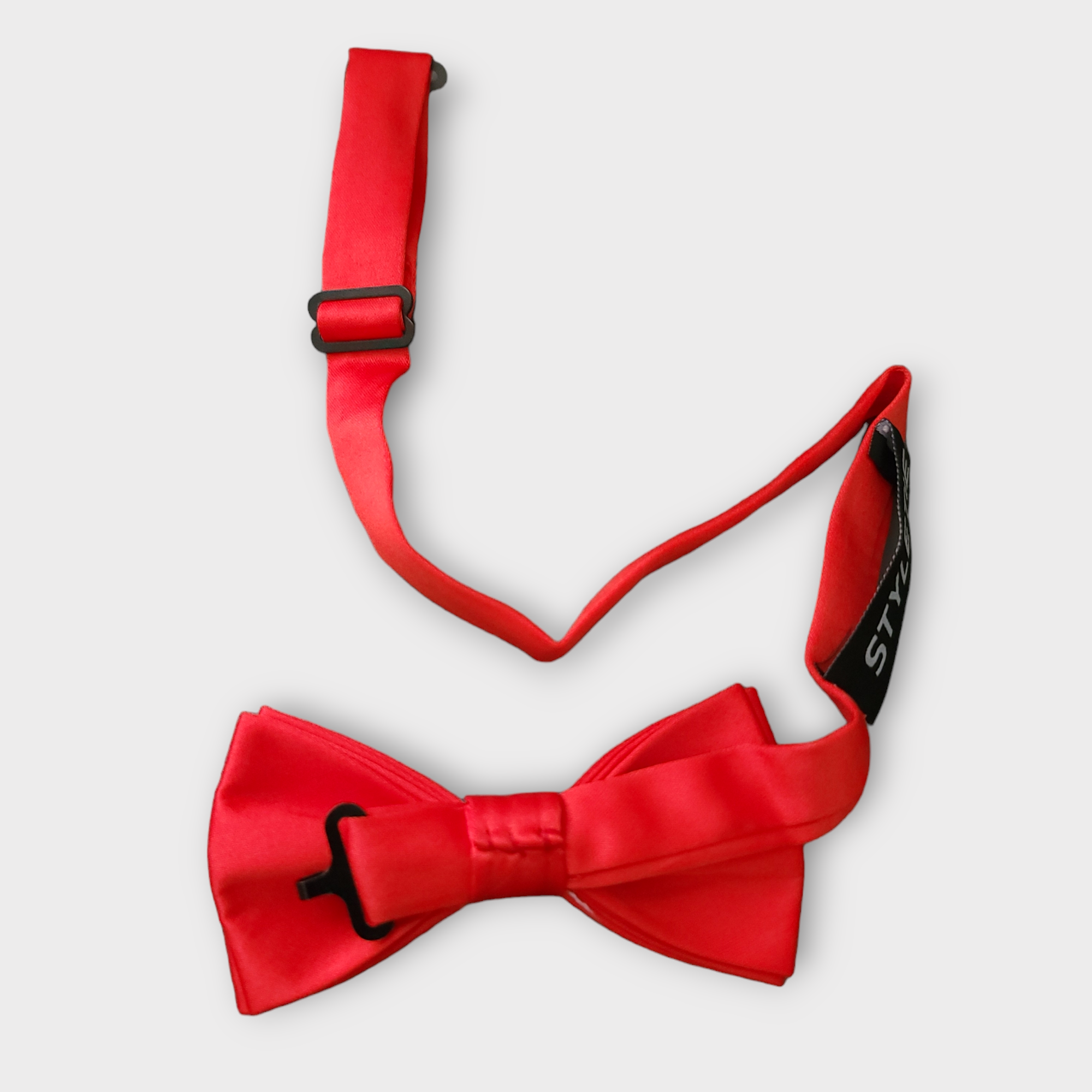 Red Boys Pre-tied Adjustable Neck Strap Bowtie
