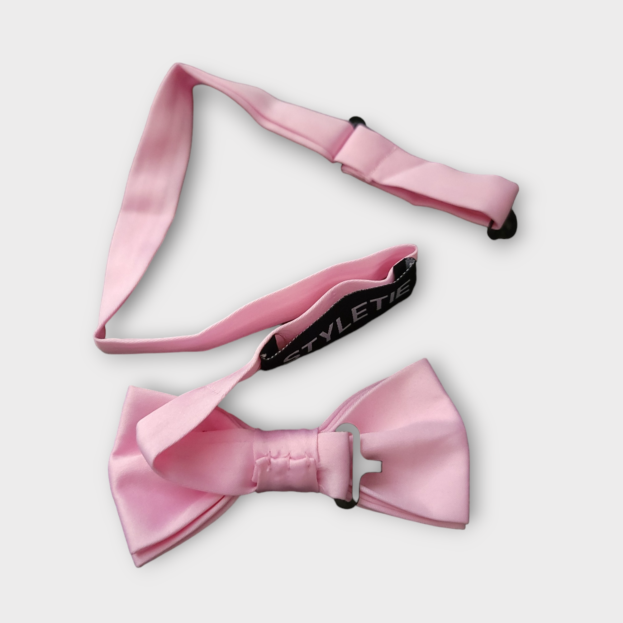 Pink Boys Pre-tied Adjustable Neck Strap Bowtie