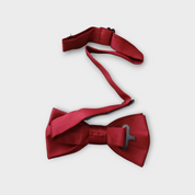 Burgundy Boys Pre-tied Adjustable Neck Strap Bowtie