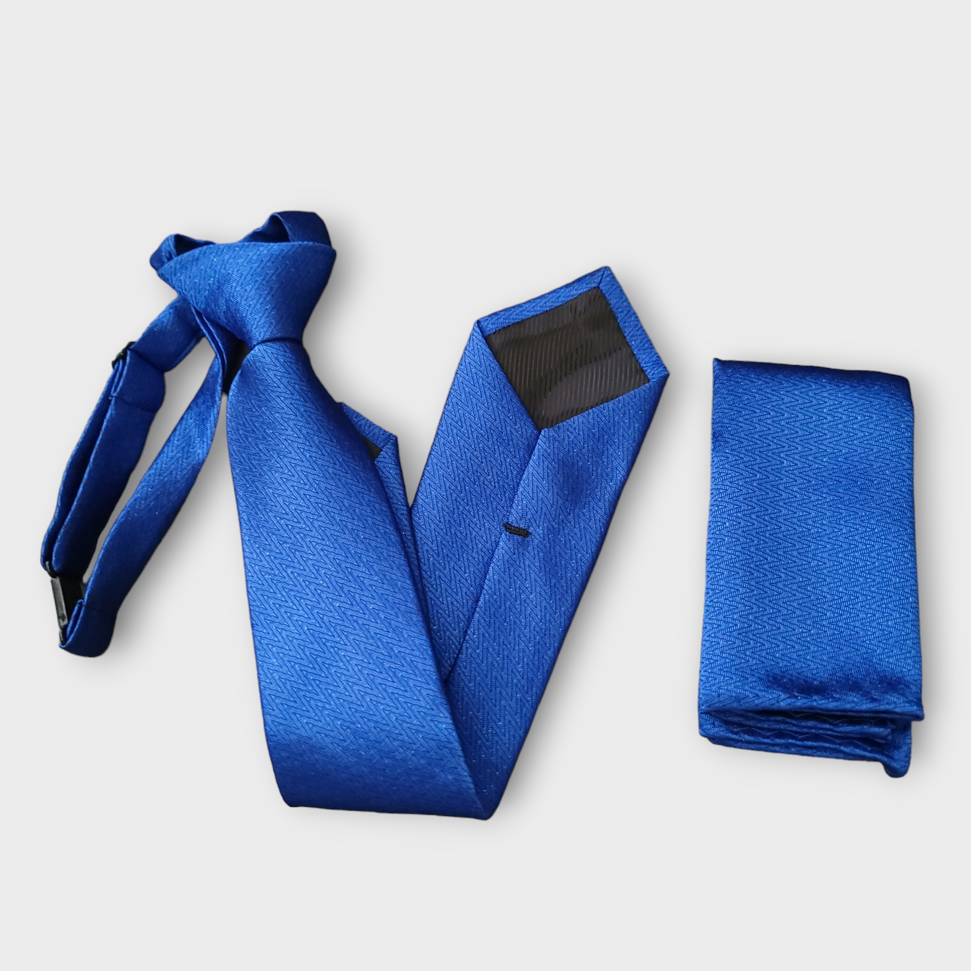 Royal Blue Boys Pre-tied Adjustable Neck Strap Tie