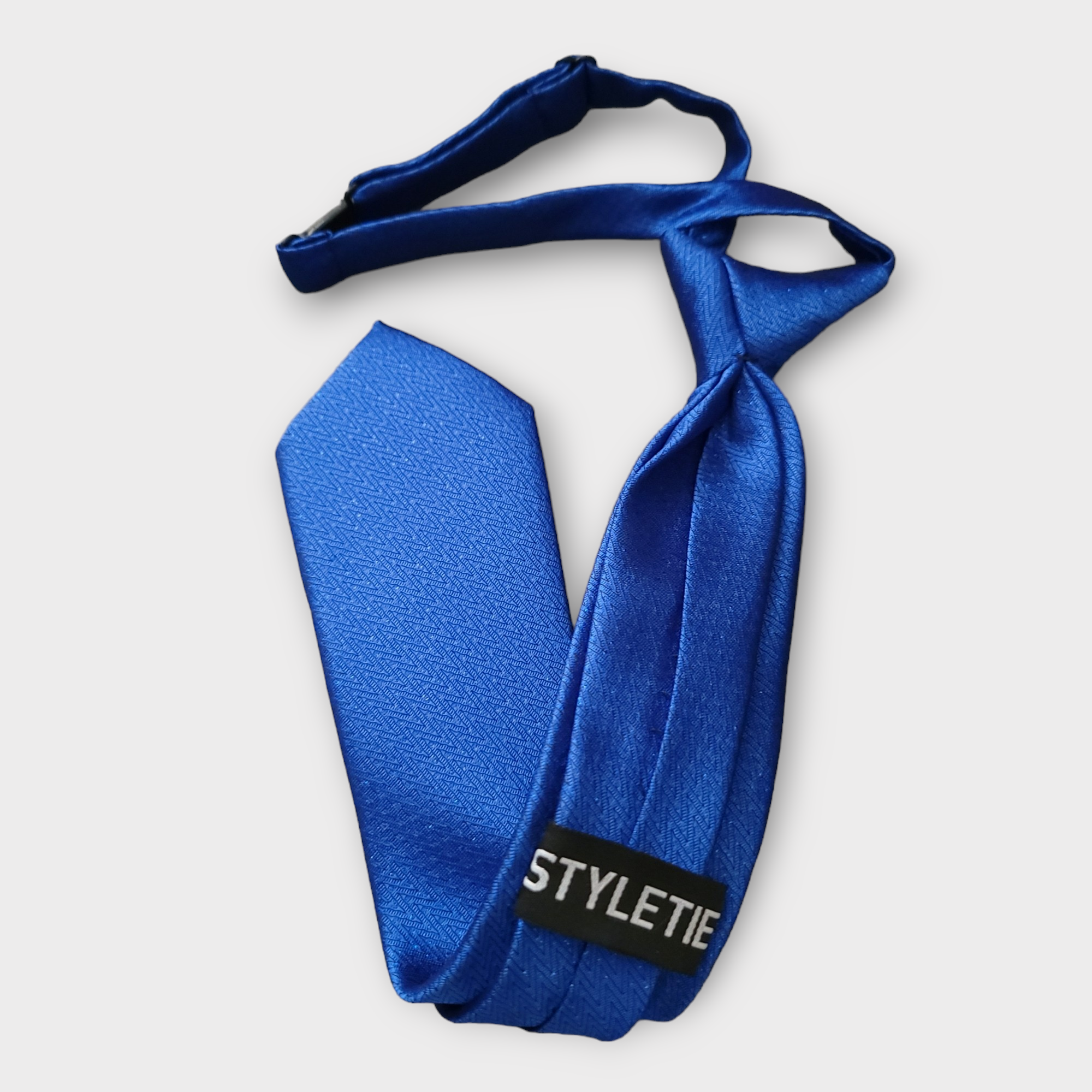 Royal Blue Boys Pre-tied Adjustable Neck Strap Tie