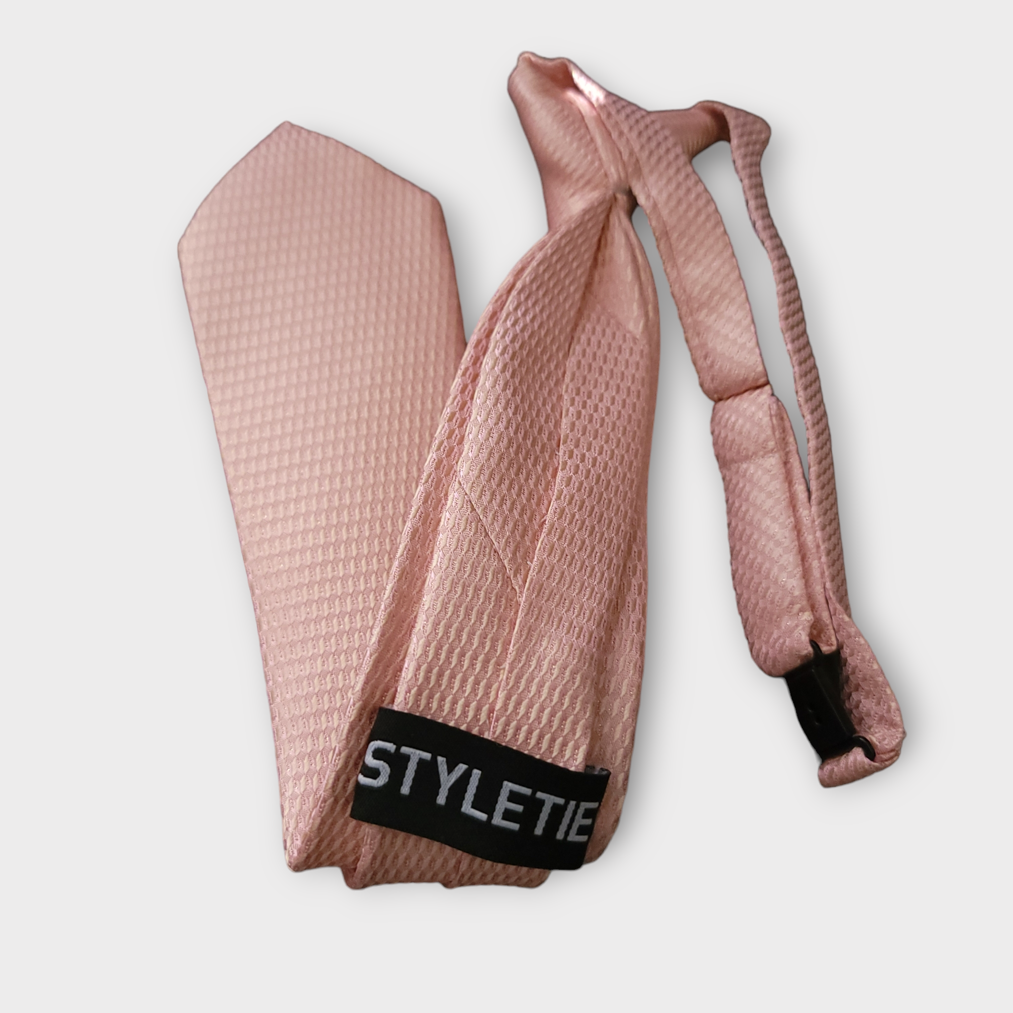 Pink Boys Pre-tied Adjustable Neck Strap Tie