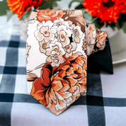 Floral Khaki Tie - STYLETIE
