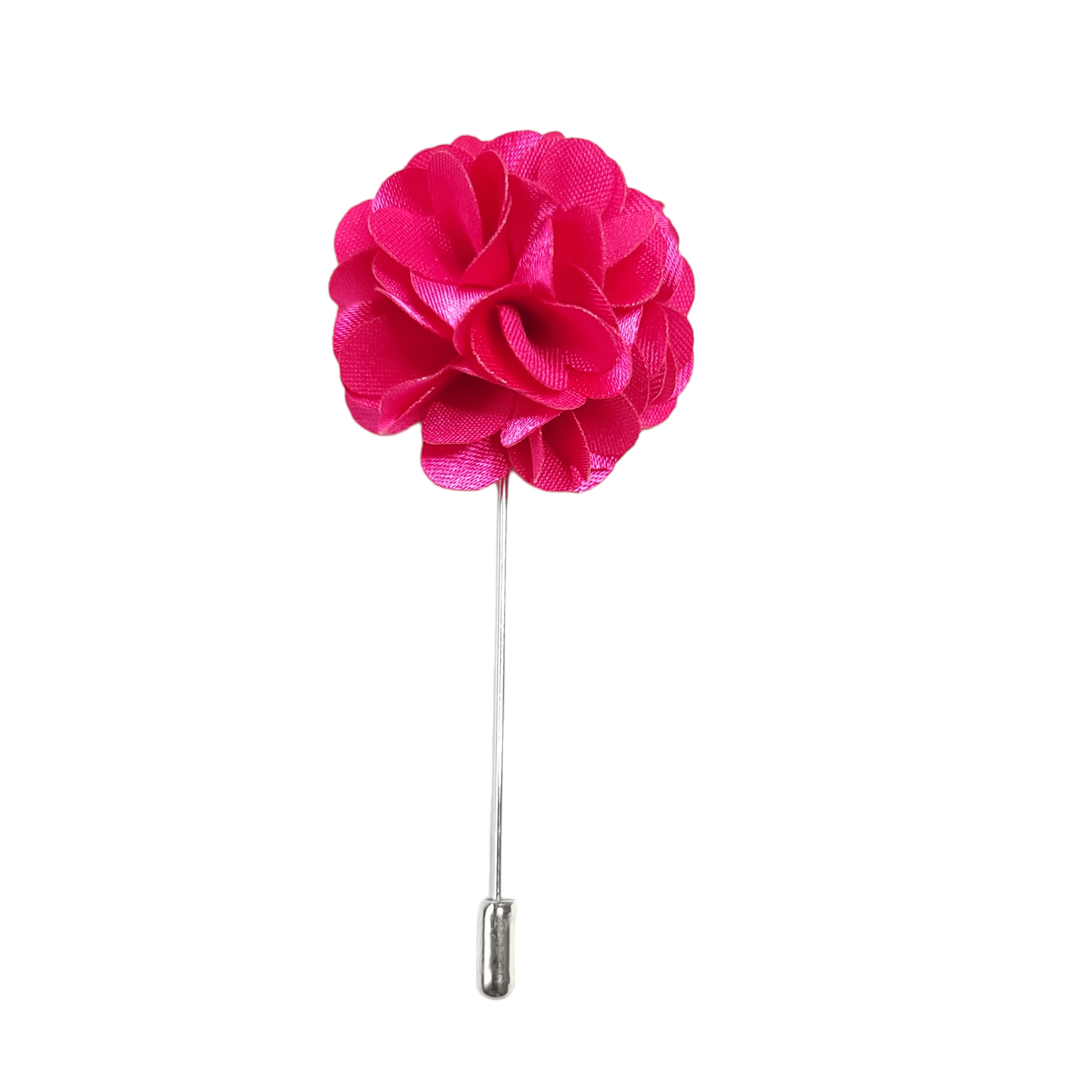 Flower Lapel Pin Rose Pink - STYLETIE
