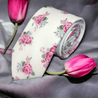 Ivory Pink Floral Leaf Tie - STYLETIE