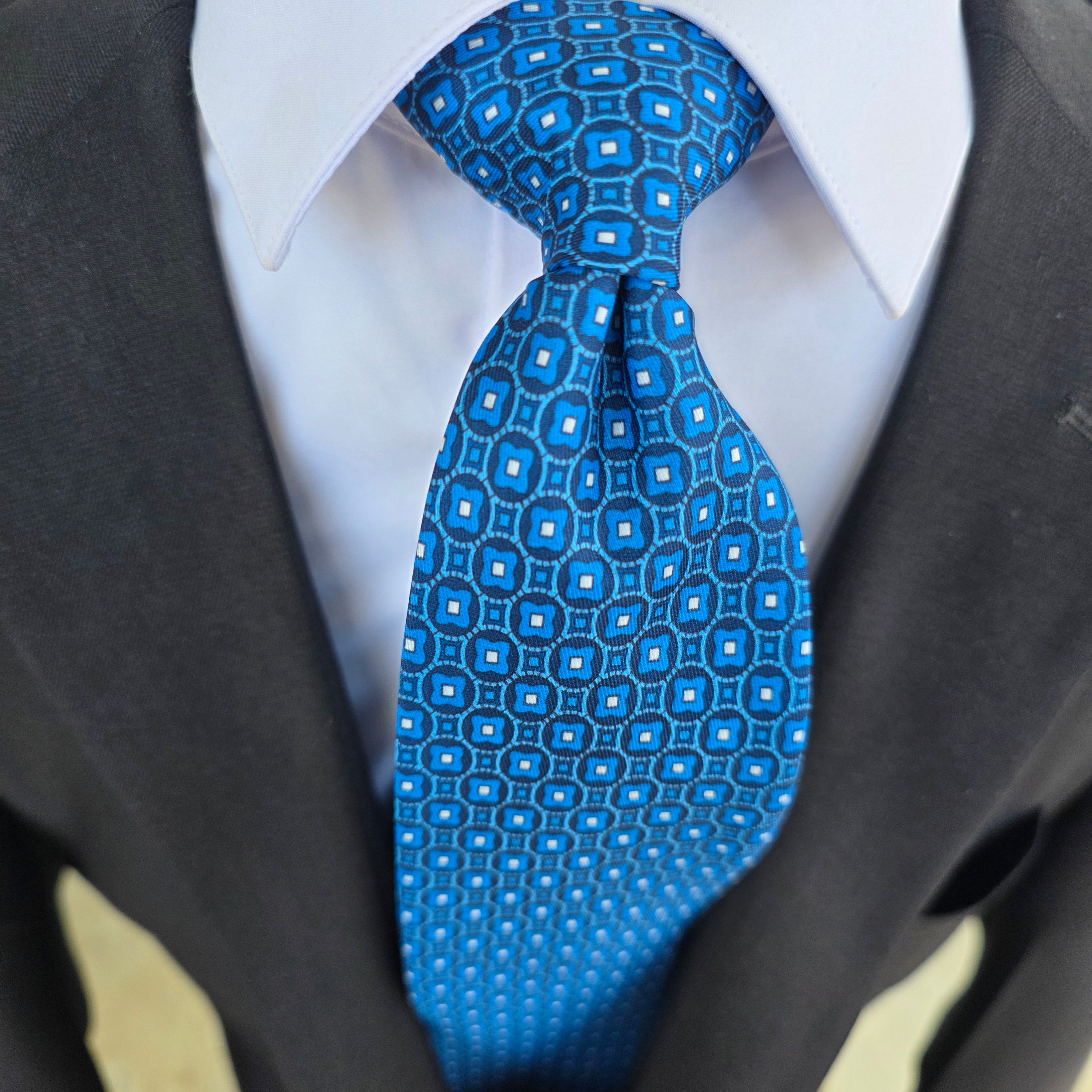 Blue Polka Dot Tie