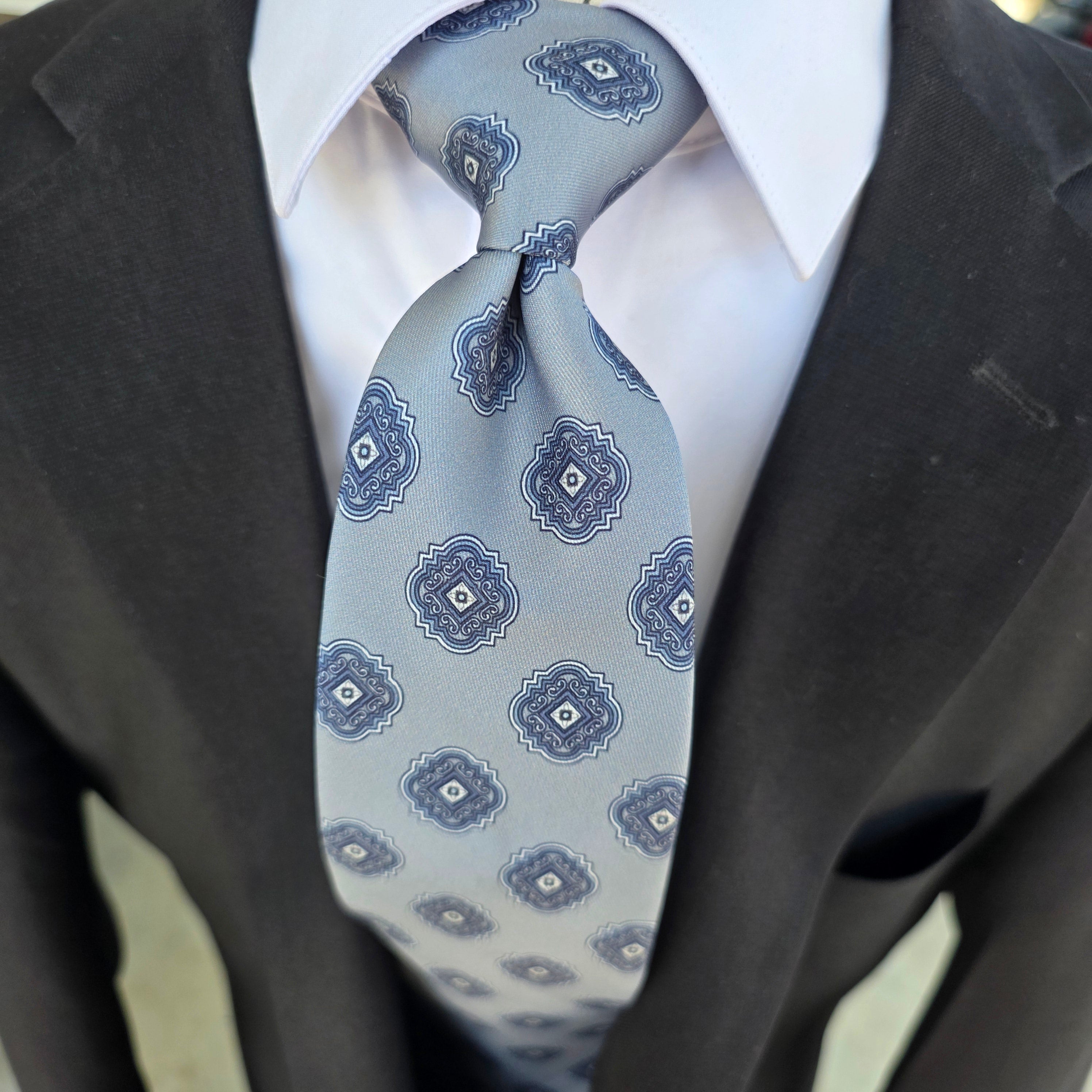 Gray Luxury Tie