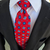 Red Blue Tie