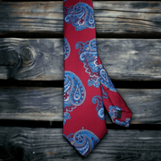 Wine Blue Paisley Tie - STYLETIE
