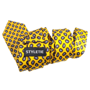 Yellow Wine Paisley Tie - STYLETIE