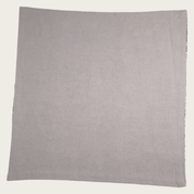 Black Smoke Gray Floral Reversible Pocket Square - STYLETIE