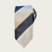 Blue Gray Stripe Tie - STYLETIE