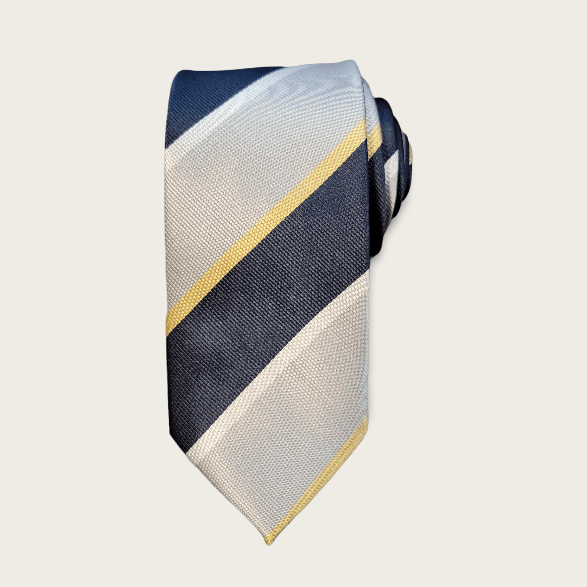 Blue Gray Stripe Tie - STYLETIE