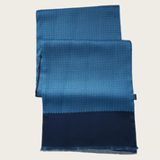 Blue Navy Blue Dot Luxury Scarf - STYLETIE