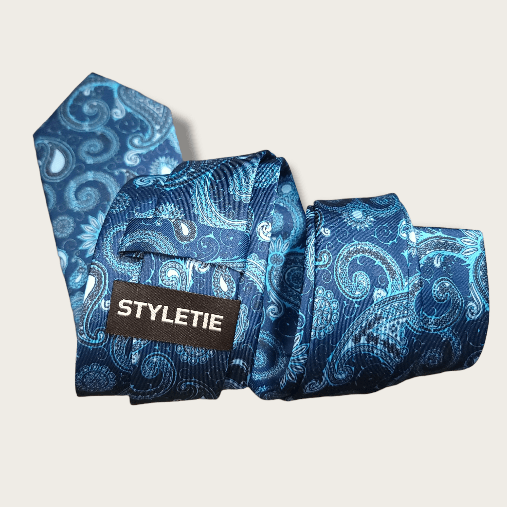 Blue Paisley Tie - STYLETIE