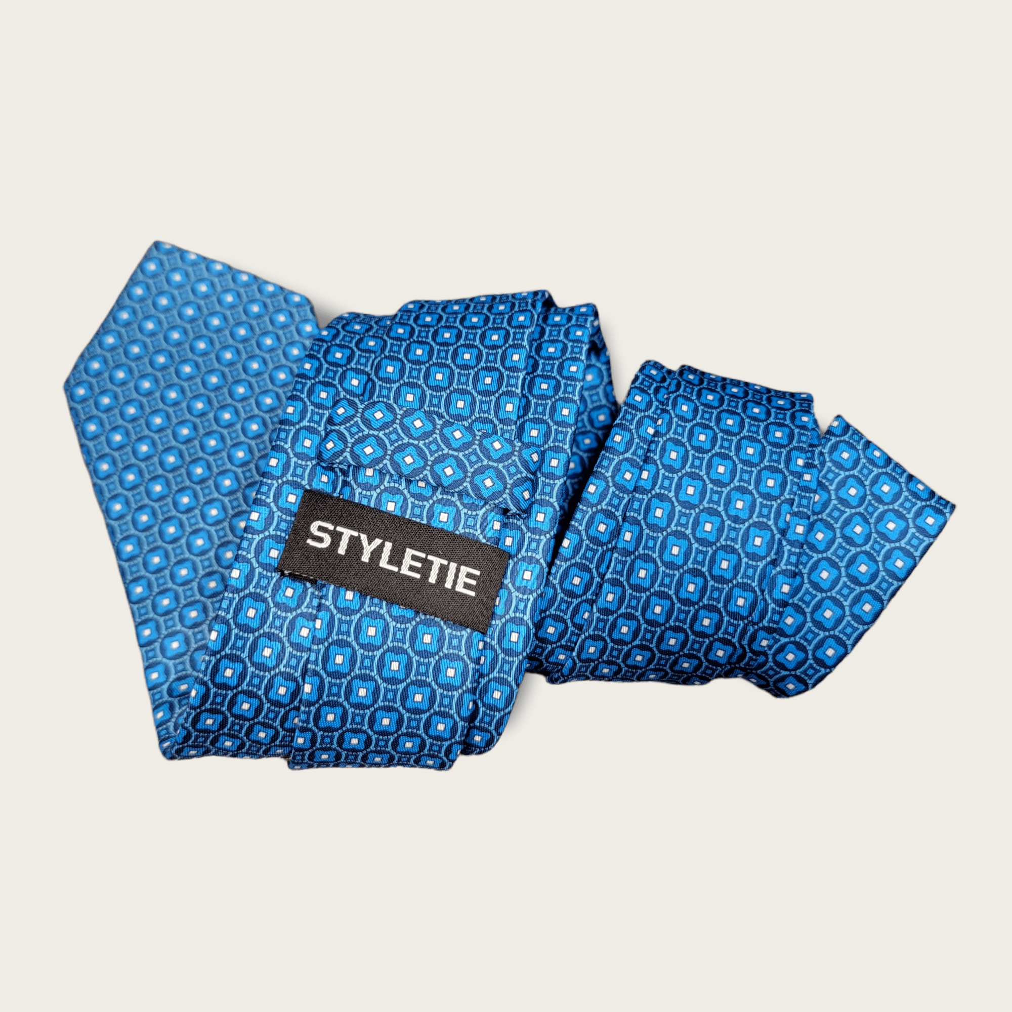 Blue Polka Dot Tie - STYLETIE
