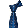 Blue Silk Tie Pocket Square Cufflink Set - STYLETIE
