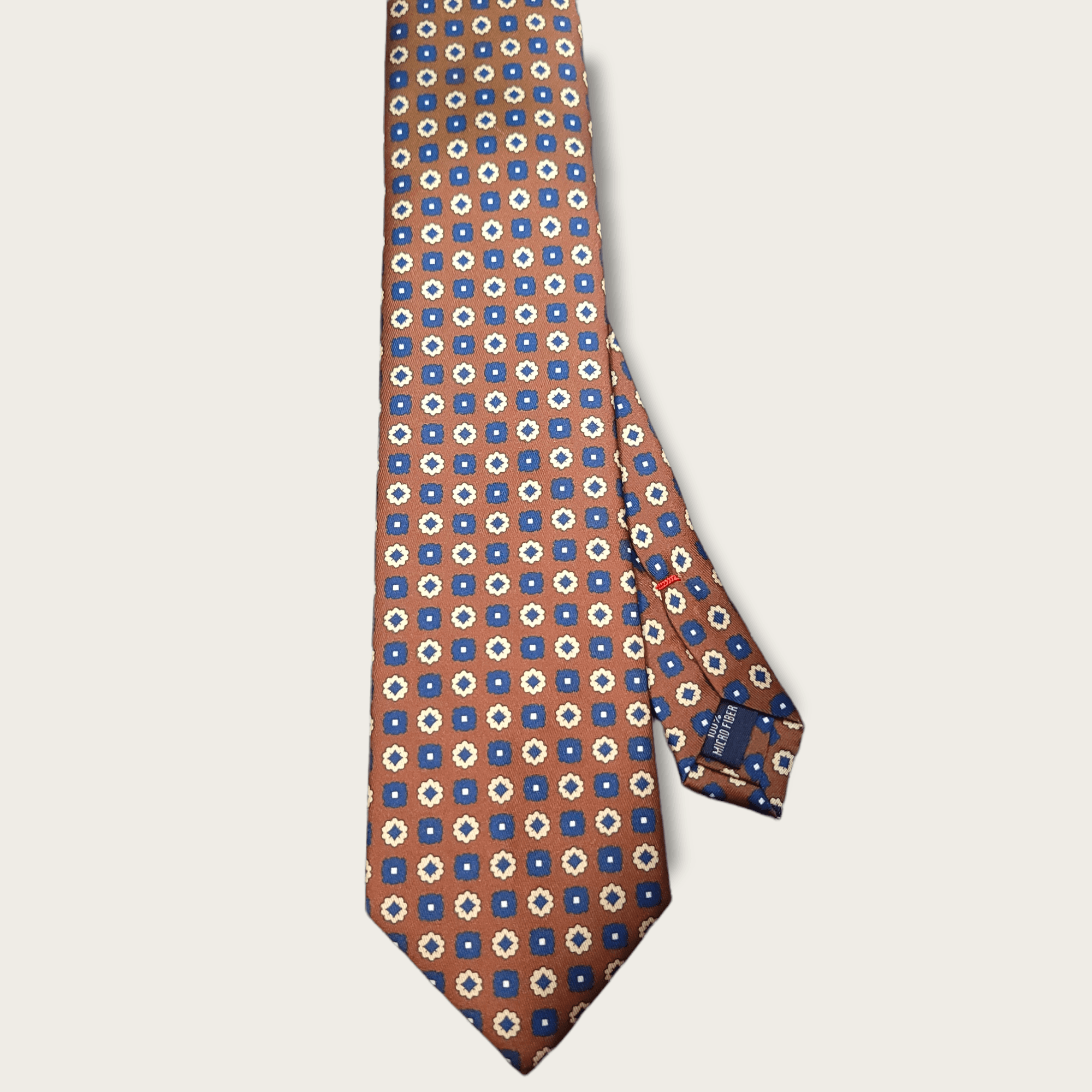 Brown Blue Dot Tie - STYLETIE