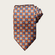 Brown Blue Dot Tie - STYLETIE