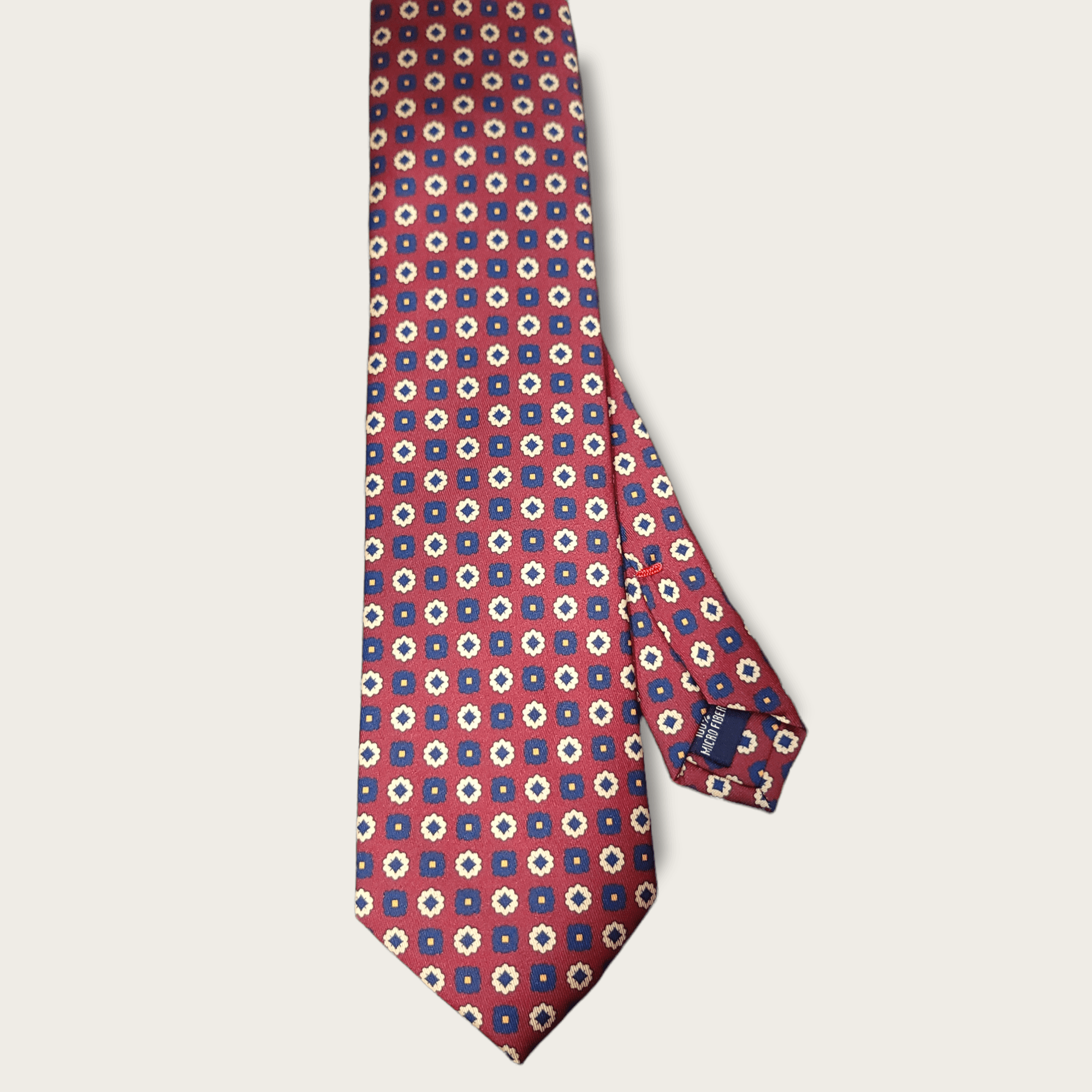 Burgundy Khaki Dot Tie - STYLETIE