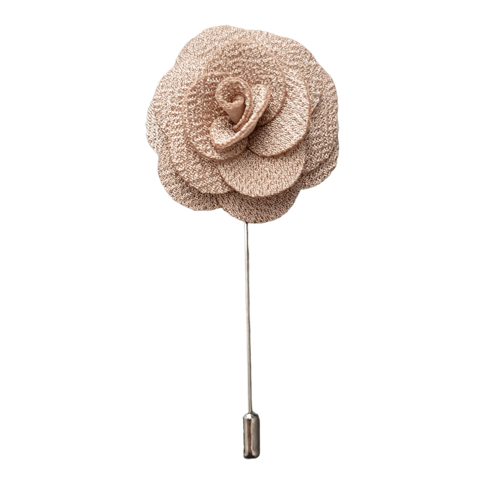 Flower Lapel Pin Cream - STYLETIE