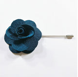 Flower Lapel Pin DarkTeal