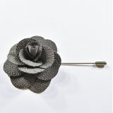 Flower Lapel Pin DimGray