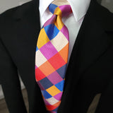 Geometric Tie Set of Pocket Square & Cufflinks