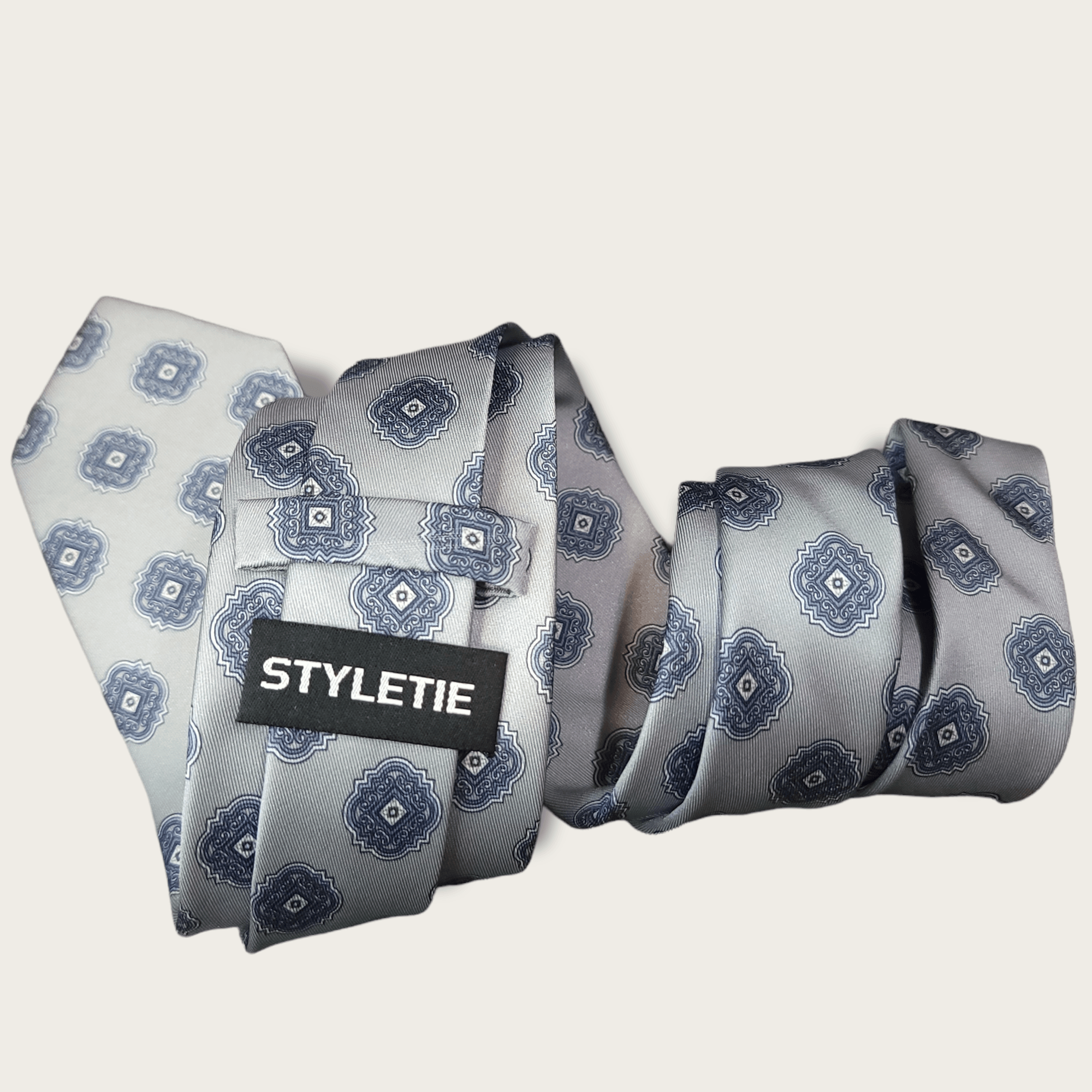 Gray Luxury Tie - STYLETIE