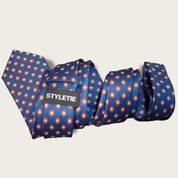 Indigo Blue Dot Tie - STYLETIE