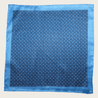 Light Blue Polka Dot Stylish and Elegant Silk Pocket Square - STYLETIE
