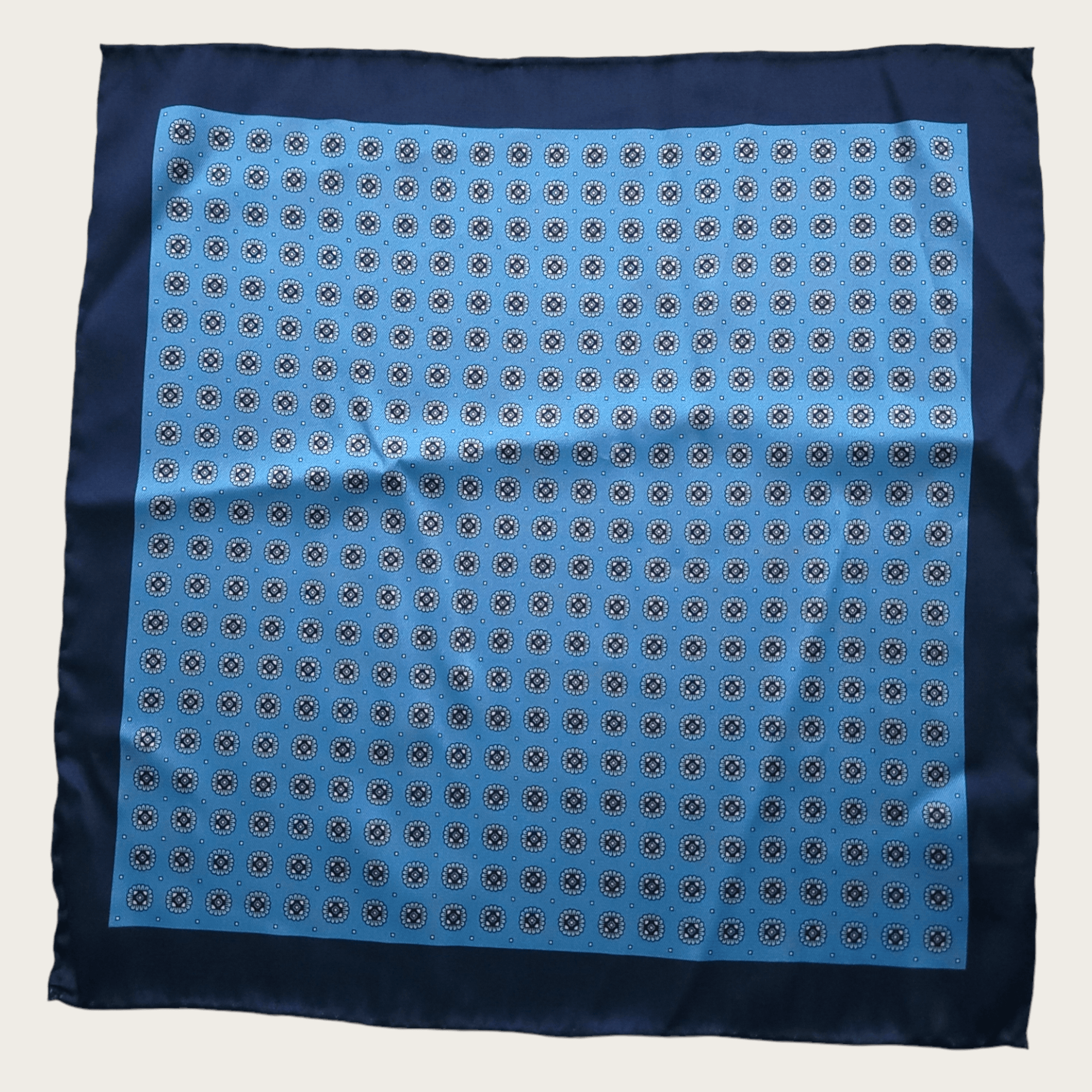 Light Blue Stylish and Elegant Silk Pocket Square - STYLETIE