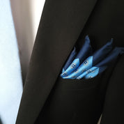 Light Blue Stylish and Elegant Silk Pocket Square - STYLETIE