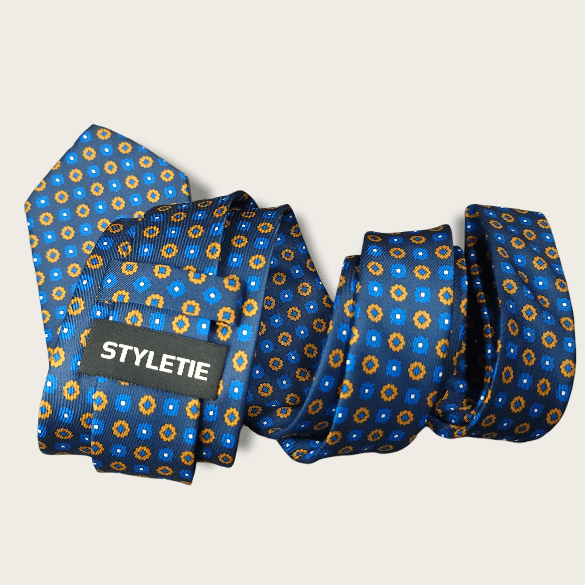 Navy Blue Dot Tie - STYLETIE