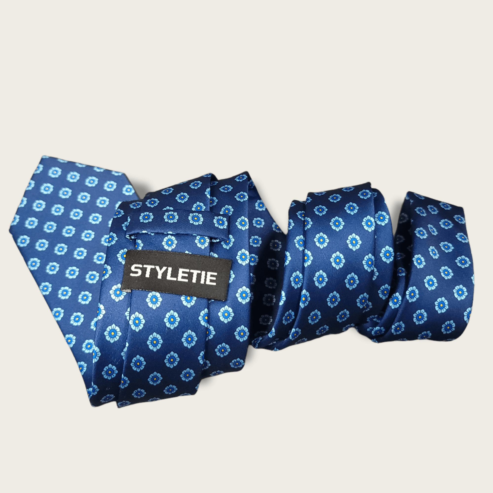 Navy Blue Dot Tie - STYLETIE