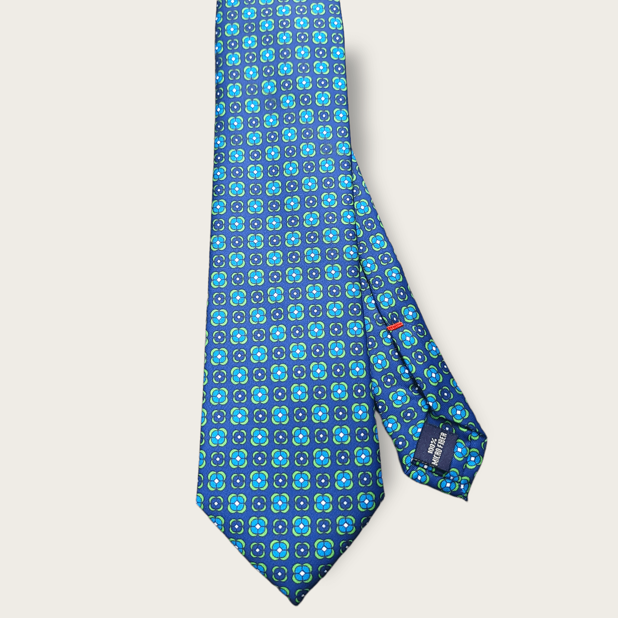 Navy Blue Green Dot Tie - STYLETIE