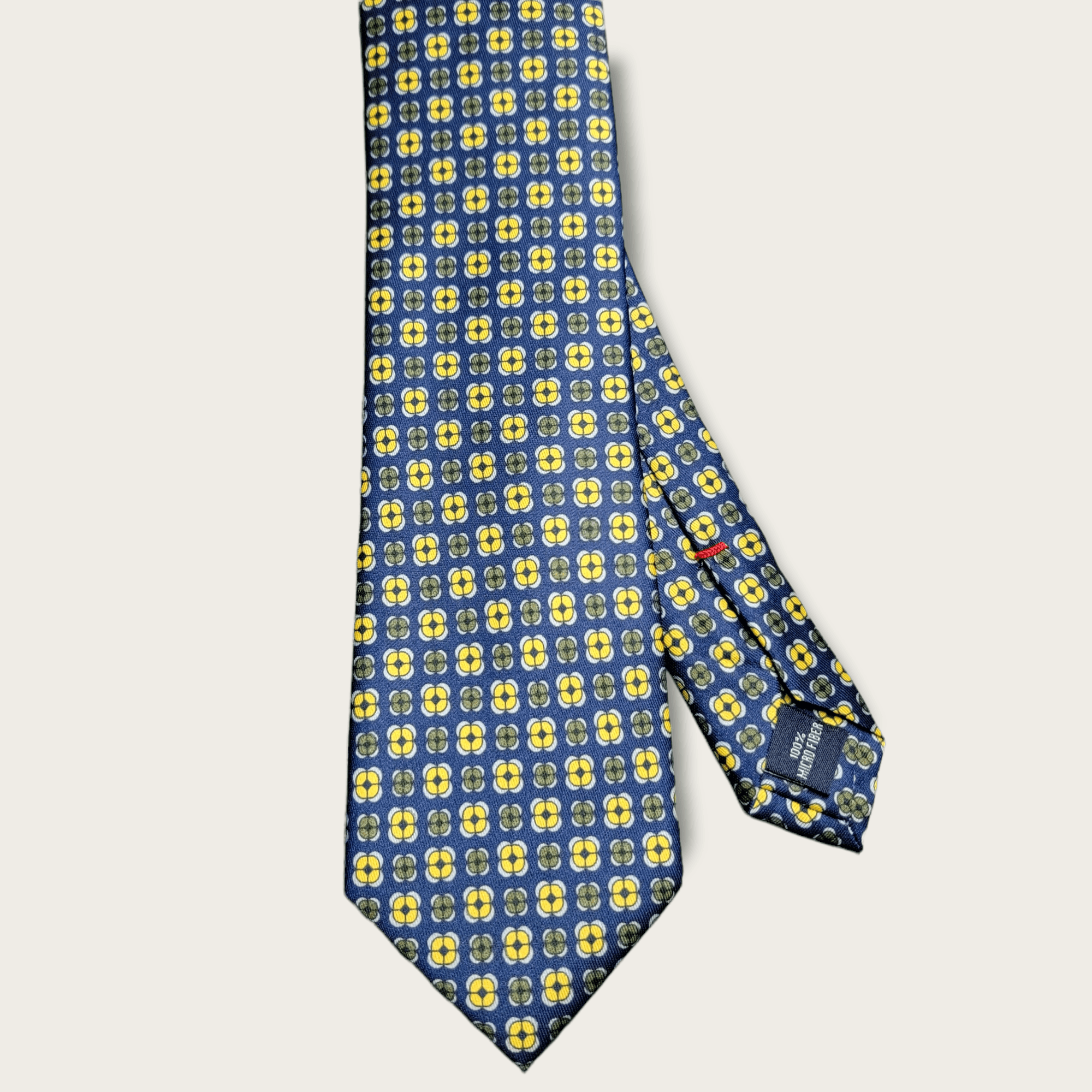 Navy Blue Yellow Dot Tie - STYLETIE