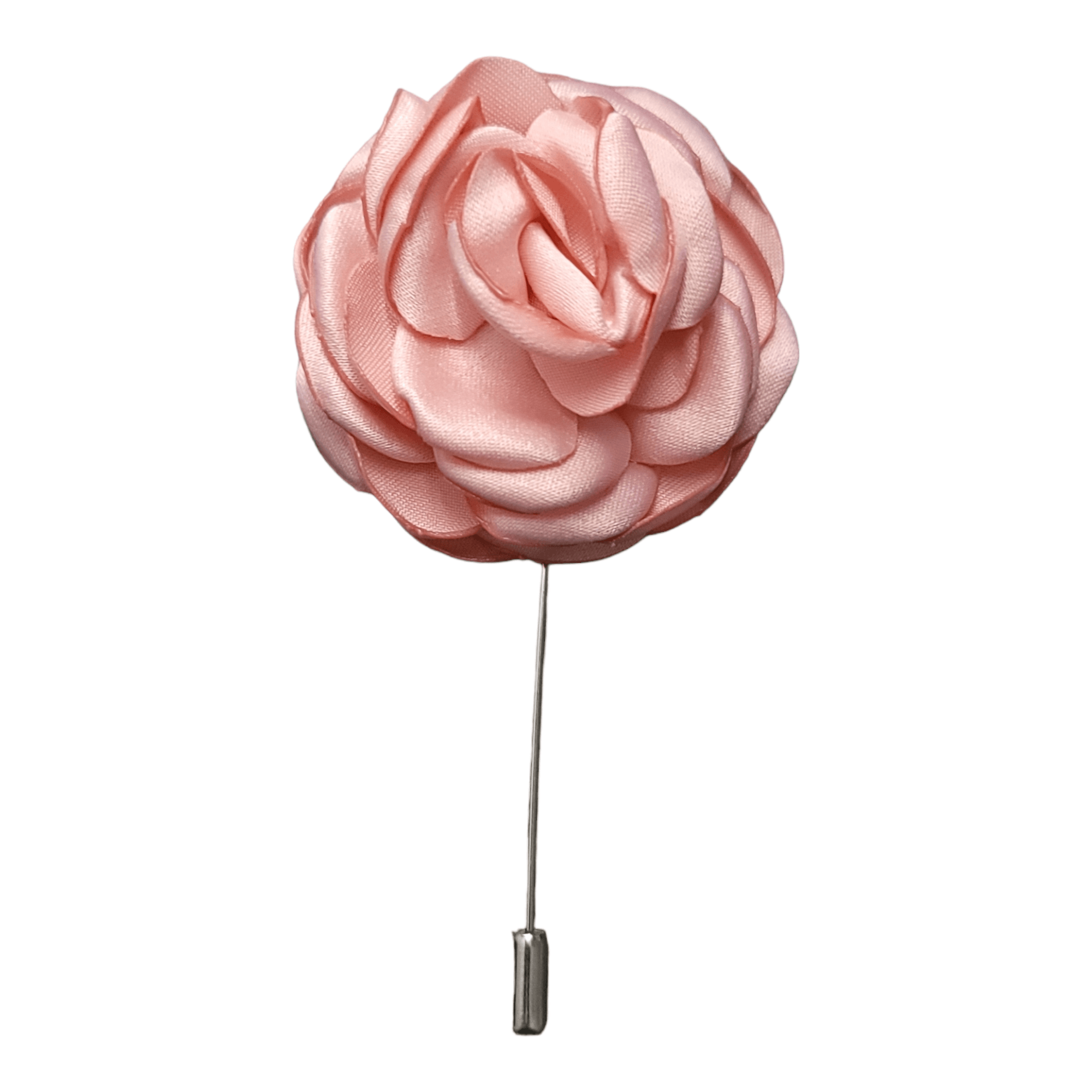 Peonies Flower Lapel Pin Pink - STYLETIE