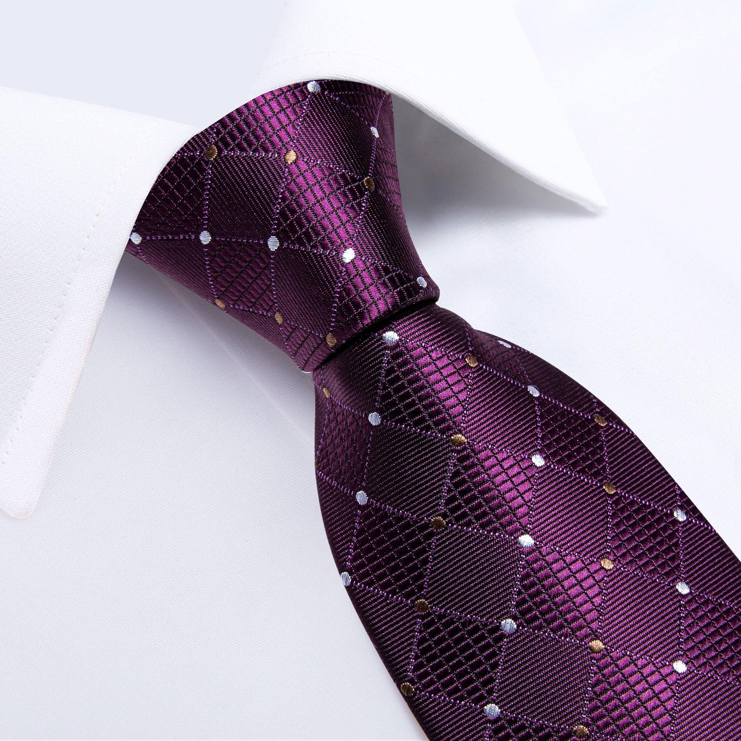 Men's Polka Dot Silk Tie