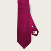 Purple Velvet Floral Tie - STYLETIE