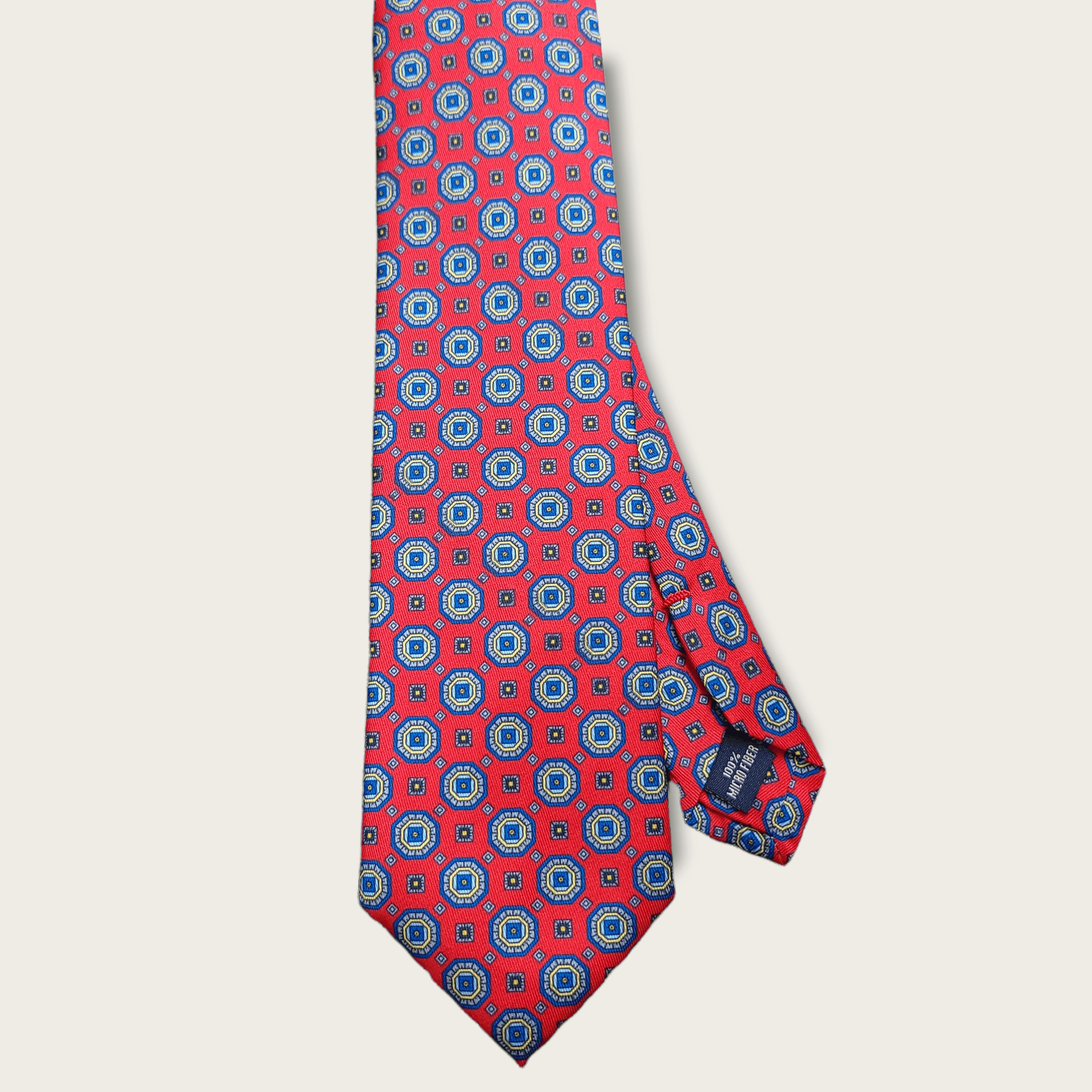 Red Blue Dot Tie - STYLETIE