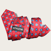 Red Blue Tie - STYLETIE