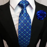 Royal Blue Ice Tie