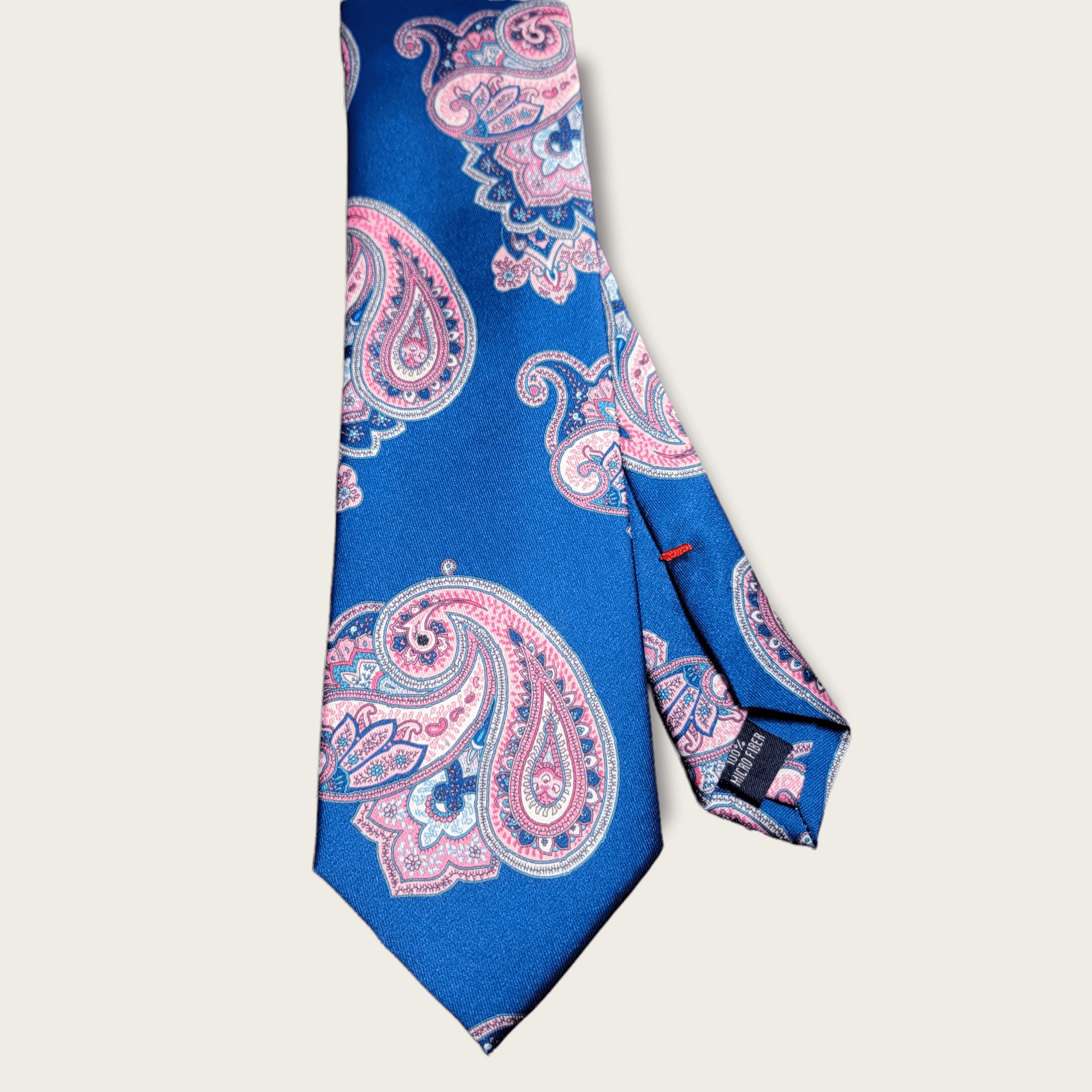 Blue Pink Paisley Tie - STYLETIE