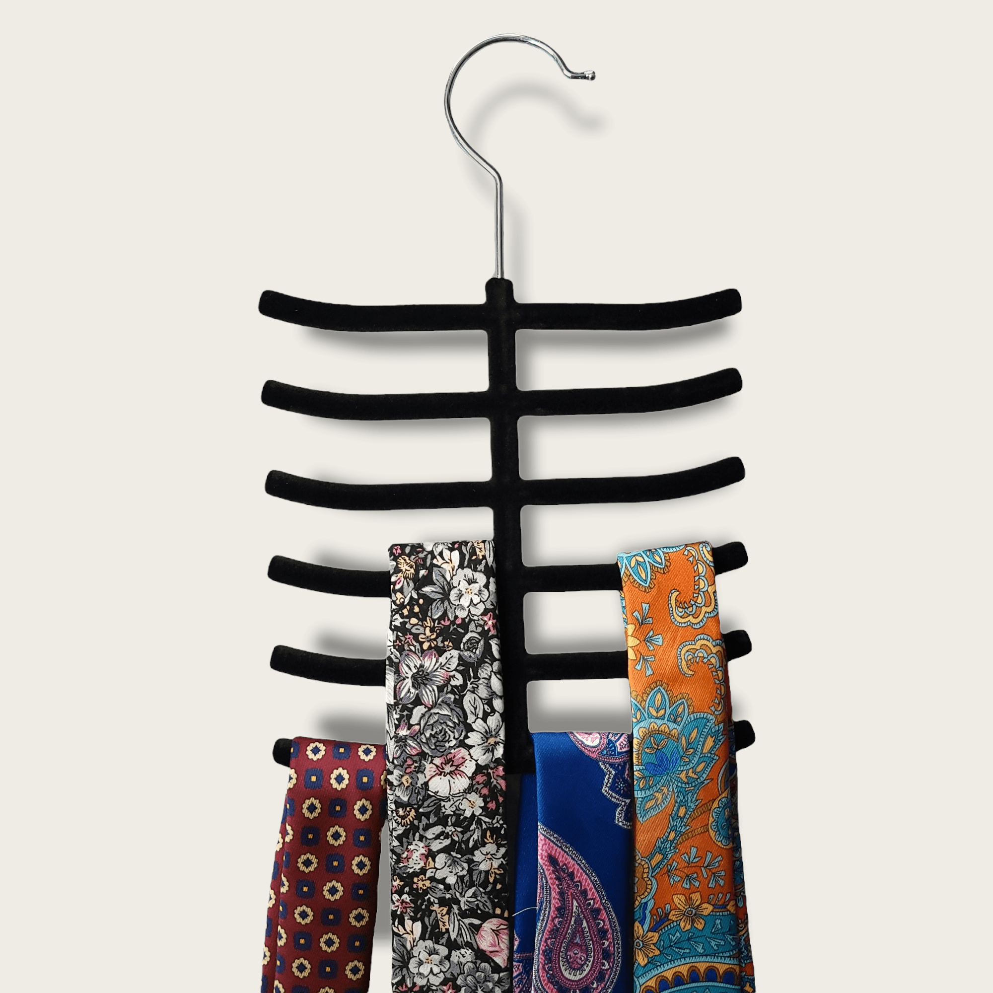 Velvet Non Slip Tie Hanger - STYLETIE